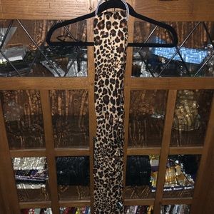 Animal Print Scarf NWT